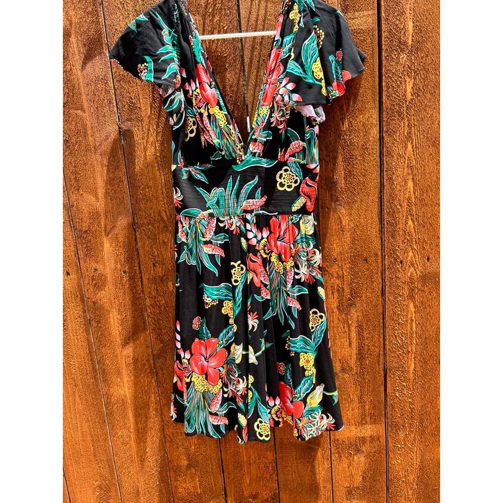 RARE Trashy Diva Hawaiian Dream Clare Dress 4 EUC Like New Tropical Retro Pinup